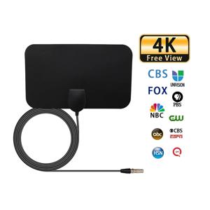 국경 간 유럽 및 미국 실내 디지털 TV 지상파 안테나 미니 HDTV 안테나 DVB-T