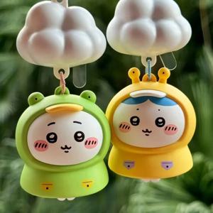 레인코트 시리즈 만화 가방 걸이 장식용 펜던트 귀여운 인형 야광 열쇠고리 하치와라 우사기 치이 상품 재고 있음