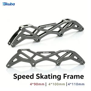 BKuba 4x90/100/110mm 스피드 스케이트 프레임, 항공기 등급 알루미늄 CNC 가공 인라인 스케이트 브래킷