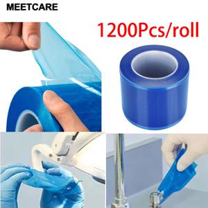 1200Pcs/롤 치과용 보호막 0.04mm 필름 일회용 보호막 플라스틱 구강 재료 절연막