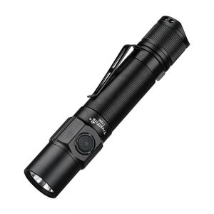 Trustfire T10R 육군 전술 손전등, 1800 루멘, 강력한 C 타입 USB 충전식 18650, LED 충전식 군사 전술 램프