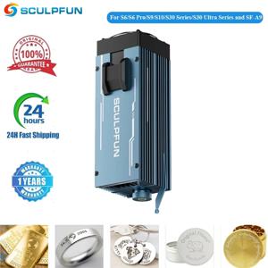 S6/S6 Pro/S9/S10/S30 시리즈/S30 Ultra 시리즈 및 SF-A9 조각사용 금속 조각용 SCULPFUN IR-2 2W 적외선 레이저 모듈