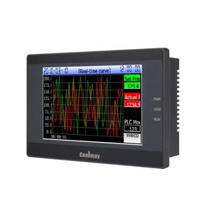 5인치 HMI PLC 컴팩트형, 아날로그 0-10V 및 100Khz 고속 펄스 지원, Modbus RTU 프로토콜 EX3U-8050H-24MT