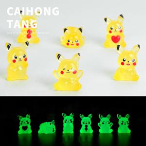 6 개/대 포켓 몬스터 애니메이션 피규어 카와이 피카추 포켓몬 액션 피규어 2cm PVC 성인 컬렉션 모델 인형 장난감 선물
