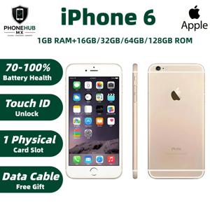 중고 아이폰 6 중국 본토 버전 싱글심 언락 레티나 디스플레이 IOS 저렴한 예비 휴대폰 16GB 중고폰