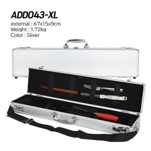 ADD043 67x15x9cm 특대형 2종 블랙 실버 칼가방 칼케이스 칼보관함 나이프 케이스, 요리 가방, 나이프 보관함, 요리 도구, 나이프 보관함,