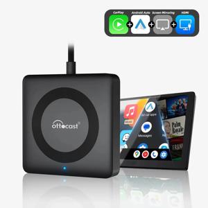 카 TV 메이트 맥스 4 IN 1 카플레이 안드로이드 오토 무선 어댑터 TV 스틱 미러링 (도요타 렉서스 RAV4 코롤라 유선 카플레이 차량용)