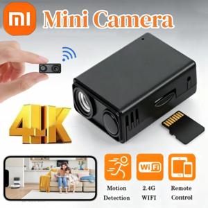 4K 카메라 WiFi 무선 모니터 야간 투시경 원격 모션 감지 캠코더 보안 보호 실내 감시