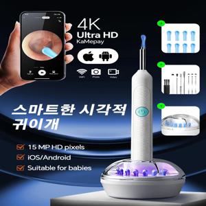 2025년형 업그레이드 비주얼 귀청소 카메라 안전 귀지 제거 카메라 귀 청소 도구 귀 관리