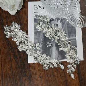 TOPQUEEN 수제 DIY 진주 아플리케 하이힐 신발 가방 모자 패치 신부 여성 드레스 옷 디자인 장식 SP09