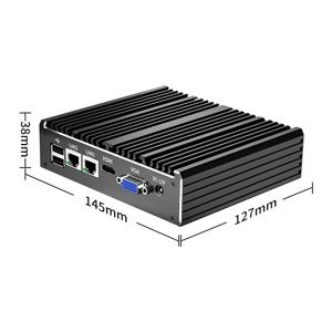 쿼드코어 인텔 N2930 팬리스 CPU 산업용 컴퓨터 기가비트 듀얼 네트워크 미니PC, 성능 강화를 위한 더블 스트링