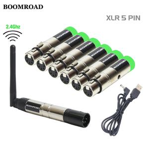 무선 ISM 송신기 리시버 Dmx 512 USB 케이블, DJ 컨트롤러, Dmx 조명 제어, 파티 조명, 무대 조명 효과, 5 핀