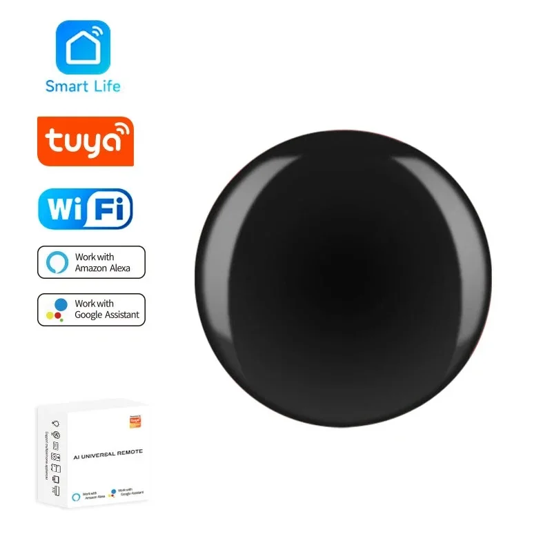 Tuya WiFi IR 원격 제어 스마트 홈 범용 적외선 컨트롤러 Alexa Google 홈 보안 보호 홈 오토메이션