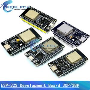 ESP-32S ESP32 ESPWROOM32 개발 보드 30P/38P Bluetooth 및 WIFI 듀얼 코어 CPU, 저전력 소비 MCU ESP-32