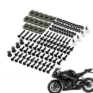 야마하 YZF R1, R15, R25, R3, R6, R125, R15, R25, MT03, MT07, MT10, 스즈키 GSXR용, M5, M6 나사, 오토바이 볼트, 177 개