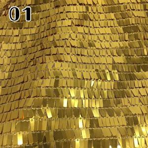 1x1.3m DIY 이브닝 드레스 짧은 치마 바느질 눈부신 색상 천으로 배경 장식 재료에 대한 직사각형 스팽글 패브릭