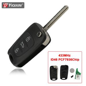 433Mhz ID46 리모컨 자동차 키 현대 I30 IX35 엘란트라 I20 I35 엑센트 솔라리스 기아 피칸토 스포티지 K2 K5 리오 3 세라토 씨드용