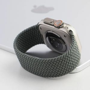 애플 워치 밴드 울트라 3 2 49mm 44mm 41mm 40mm 42mm 46mm 45mm 브레이디드 루프 스트랩 iWatch 시리즈 11 SE3 10 9 8 7 6 5