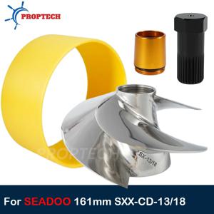 교체용 솔라스 SXX-CD-13/18 시두 제트스키 임펠러 3날개 161mm RXP-X 300 RXT-X 300 GTX LIMITED 300 광택 처리