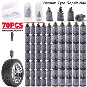 프로 유니버셜 진공 타이어 수리 네일 키트 글루 프리 튜브리스 타이어 자동차 오토바이 스쿠터 ATV 펑크 수리 세트