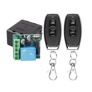 DC 12V 433Mhz RF 무선 원격 제어 스위치 릴레이 1CH 수신기 모듈 LED 도어 전자기 잠금 장치 DIY