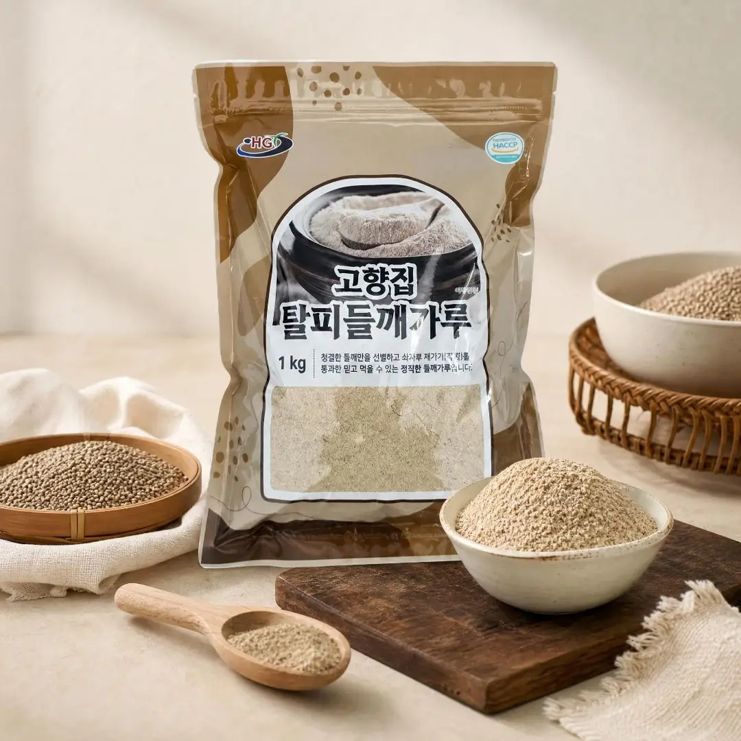 농가식품 껍질없는 탈피 들깨 가루 분말 1kg