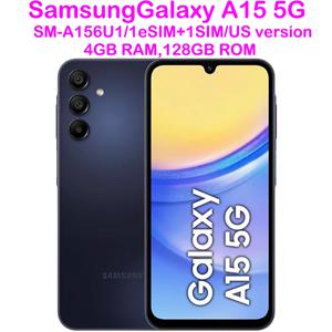 중고 삼성 갤럭시 A15 5G A156U1 스마트 안드로이드 폰 6.5인치 NFC 50MP 리퍼비시 삼성 스마트폰 5000mAh 25W 미국 버전