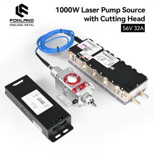 Raycus 1000W 3세대 수정형 레이저 펌프 소스 풀 세트(DIY 레이저 절단기용 SMA905 파이버 레이저 커팅 헤드 포함)