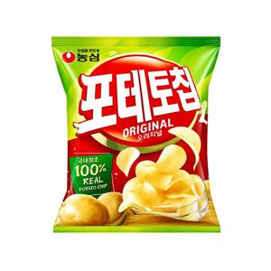 농심 포테토칩 오리지널3번들(50g3개입)8봉지 총24봉