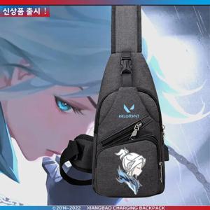 캐주얼 크로스바디 백팩 학생용 책가방 편리한 싱글 숄더백 Wuxing MuDan Hero Surroundings 옥스포드 천 가방