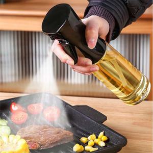 1pc 100/200/300/500ml 오일 스프레이 냄비 주방 가정용 식용 올리브 오일 스프레이 병 원자화 안개 오일 탱크 에어 프라이어 스프레이 병