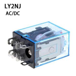 1pcs 범용 LY2NJ HH62P 전자 마이크로 전자기 릴레이 LED 램프 10A 8 핀 코일 DPDT DC12V 24V AC110V 220V