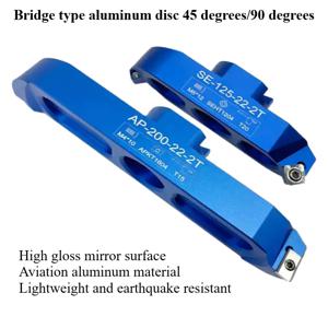 SYS AP16 SE12 CNC 엔드밀 90 °   45 °   KM12 400R 직각 브리지 FMB 내지진 알루미늄 합금 밀링 커터 헤드