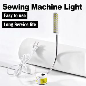산업용 Led 램프 1w 2w 3w 유연한 작업 램프 흡착식 베이스 암 거위 목 작업 Eu/Us 플러그 자력 재봉틀