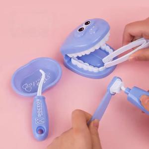 조기 교육 장난감 세트 구강 청결 연습 장난감 작은 의사 주사 놀이 소녀와 소년을 위한 역할 놀이