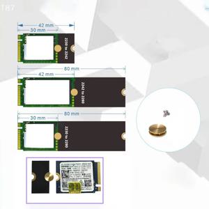 M2 솔리드 스테이트 드라이브 어댑터 M2 2230 ~ 2242 2230 ~ 2280 2242 ~ 2280 변환기 카드 확장 브래킷 전송 카드 어댑터