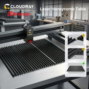 레이저 허니콤 테이블 4개 400x100mm 조정 가능한 레이저 허니콤 패널 CO2 다이오드 레이저용 유연한 허니콤 CNC 작업 플레이트