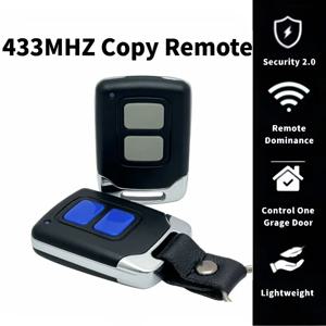 차고 원격 제어 433mhz 433.92mhz 고정 코드 명령 복사기 범용 게이트 액세스 송신기 키체인