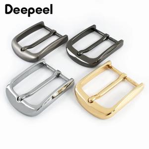 5Pcs 40mm 금속 벨트 버클 38-39mm 벨트 남성용 청바지 조정 핀 걸쇠 남자 허리띠 헤드 DIY 가죽 공예 액세서리