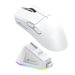 어택 샤크 X11 블루투스 무선 마우스 PAW3311 RGB 3가지 모드 2.4G PC 마그네틱 충전 도크, 게이밍 E-스포츠 마우스