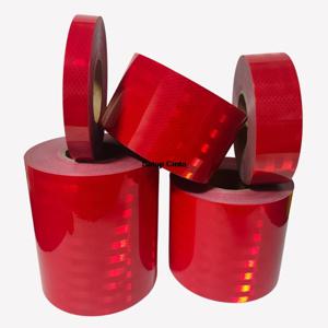 2.5cm/5cm/10cm/15cm/20cm*5M 반사 접착 테이프 빨간색 방수 눈에 잘 띄는 강력한 반사판 차량용 경고 스티커