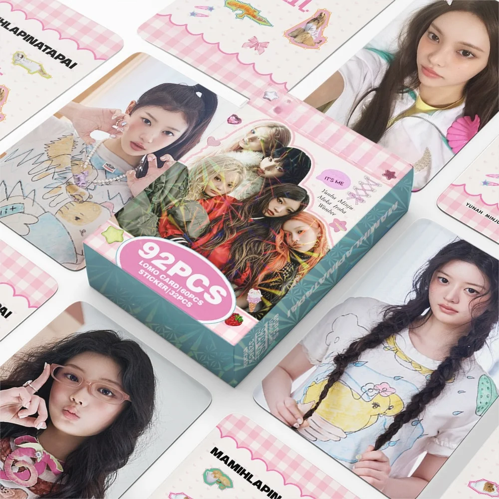 92PCS 새 앨범 MAMHILAPINATAPAI 인사말 카드 Lomo 카드 미니 스티커 HD 인쇄 포토 카드 팬 컬렉션 선물 포토 카드