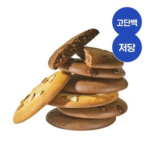 널담 고단백 저당 상온 쫀득쿠키 2종 3+3, 6개 (초코/치즈)