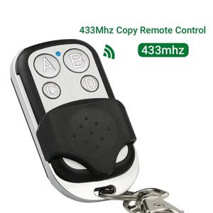 433MHz 스마트 복사 복사기 금속 푸시 버튼 원격 제어 송신기 ABCD 4버튼 차고 문 개폐기 리모컨