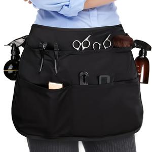 대형 포켓 디자인의 미용사 앞치마, 정원용 공구 허리 가방, 살롱 및 미용 전문가에게 적합