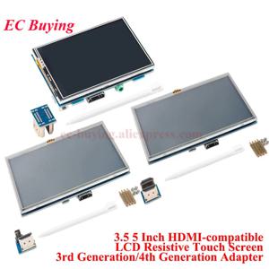 5인치 HDMI LCD 저항막 터치 스크린 디스플레이 모듈 800x480 3.5인치 5.0인치 TFT 모니터 (라즈베리 파이 3세대, 4세대, 3 A+/B+/2B/3B+/4B 호환)