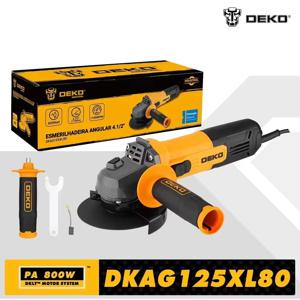DEKO 새로운 전기 앵글 그라인딩 머신 115mm 800W 11000rpm 금속 목재 전동 공구 연삭기