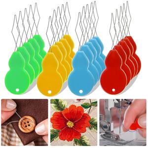 10/20/50pcs 바늘 쉬운 장치 자동 스레드 바늘 바느질 도구 Threader 노인 Guider 재봉틀 Supplie 액세서리