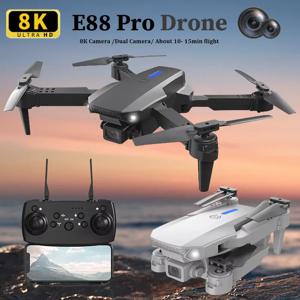 2025 E88 프로페셔널 HD 4K RC 드론 광각 카메라 접이식 헬리콥터 쿼드콥터 항공기 어린이 선물 장난감 (KBDFA)