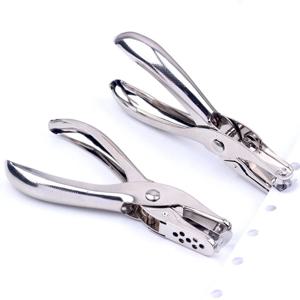 싱글 홀 펀처 금속 3mm/6mm 구멍 직경 펀치 플라이어 핸드 페이퍼 스크랩북킹 펀치 펀칭 도구